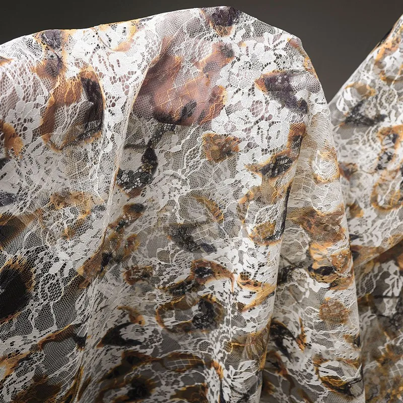 50Cm Retro French Lace Print C - огляд і ціна Sewing Batik Fabric